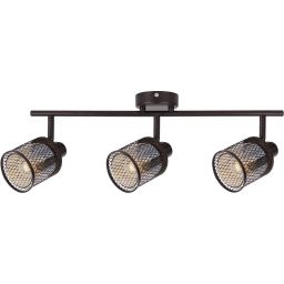 Candellux Canabera lampa podsufitowa 3x40W brązowa/bursztynowa 93-82541