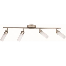 Candellux Concordia lampa podsufitowa 4x9W nikiel mat/biały 94-14262