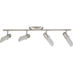 Candellux Trendi lampa podsufitowa 4x9W nikiel mat/biały 94-14736