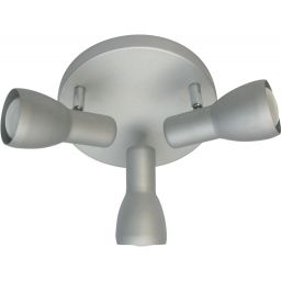Candellux Picardo lampa podsufitowa 3x40W srebrny mat 98-44242