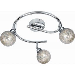 Candellux Kaleidoscope lampa podsufitowa 3x4W LED chrom 98-61577