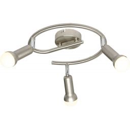 Candellux Arc lampa podsufitowa 3x40W nikiel 98-63304