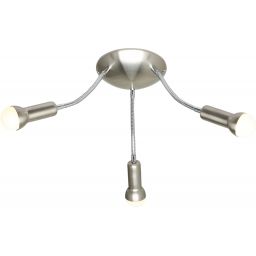 Candellux Arc lampa podsufitowa 3x40W nikiel 98-63311