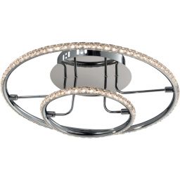 Candellux Adel lampa podsufitowa 1x36W LED chrom 98-69634