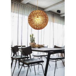 Candellux Abros lampa wisząca 1x60 W miedź 31-09074