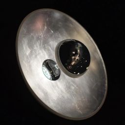 CosmoLight Sydney lampa podsufitowa 1x7W biały/srebrny C01048WHAG