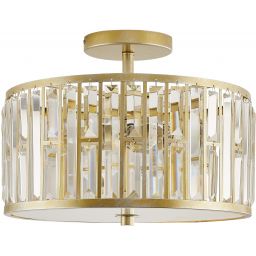 CosmoLight Kyiv lampa podsufitowa 3x60W szampański C03411CP