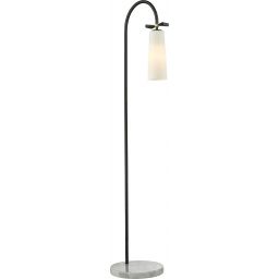 CosmoLight Bow lampa stojąca 1x40W biały/czarny/marmur F01145BK