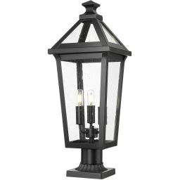 CosmoLight Zurich lampa stojąca zewnętrzna 3x40W czarny mat F03647BK