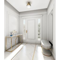 CosmoLight Pralines lampa wisząca 1x40W biały/mosiądz P01220BR