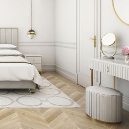 CosmoLight Pralines lampa wisząca 1x40W biały/mosiądz P01220BR