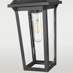 CosmoLight Zurich wisząca zewnętrzna 1x60W czarny mat P01623BK