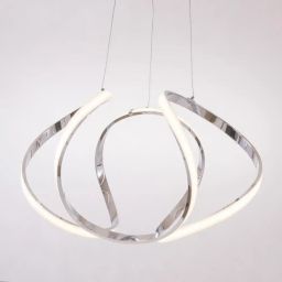 CosmoLight Tokyo lampa wisząca 1x44W biały/chrom P01663CH