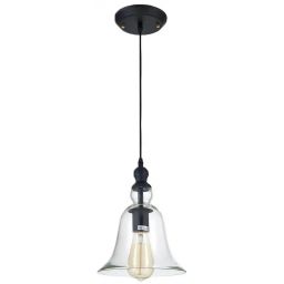 CosmoLight Paris lampa wisząca 1x40W czarna P01789BK