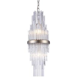 CosmoLight Reykjavik lampa wisząca 2x40W szampan P02080CP