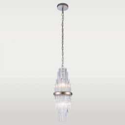 CosmoLight Reykjavik lampa wisząca 2x40W szampan P02080CP