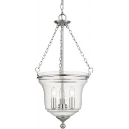 CosmoLight Prague lampa wisząca 3x40W chrom P03950CH