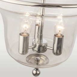 CosmoLight Prague lampa wisząca 3x40W chrom P03950CH