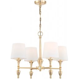 CosmoLight Austin lampa wisząca 4x40 W biała-złota P04142AU-WH