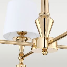 CosmoLight Austin lampa wisząca 4x40 W biała-złota P04142AU-WH