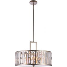 CosmoLight Kyiv ampa wisząca 5x60W szampan/kryształ P05134CP