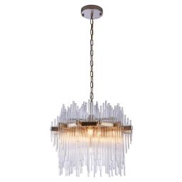 CosmoLight Reykjavik lampa wisząca 7x60W szampan P07097CP