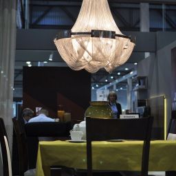 CosmoLight Roma lampa wisząca 9x40W/1x35W nikiel P09109NI