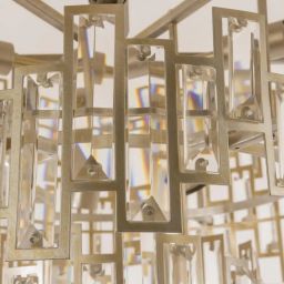 CosmoLight St Petersburg lampa wisząca 9x40W szampan/kryształ P09158CP