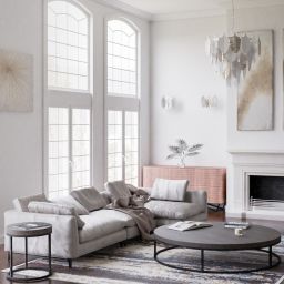 CosmoLight Palermo lampa wisząca 21x40W biały mat/nikiel/przezroczysty P21060NI