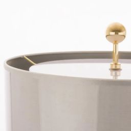 CosmoLight Cartagena lampa stołowa 2x40W biały/złoty T02004AU