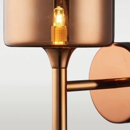 CosmoLight Copenhagen kinkiet 1x28W miedź W01066CU