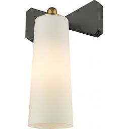 CosmoLight Bow kinkiet 1x40W biały/czarny W01169BK