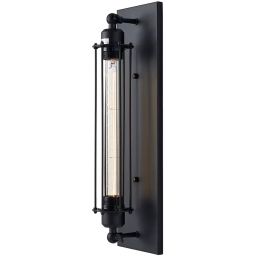 CosmoLight York kinkiet 1x40W czarny W01307BK