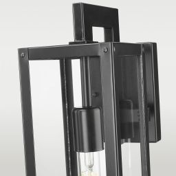 CosmoLight Kyoto kinkiet zewnętrzny 1x60W czarny mat W01678BK