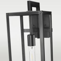 CosmoLight Kyoto kinkiet zewnętrzny 1x60 W czarny W01715BK