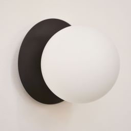 CosmoLight Cape Town kinkiet 1x7 W biały-czarny W01834BK