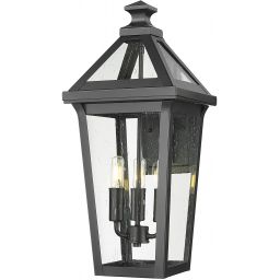 CosmoLight Zurich kinkiet zewnętrzny 3x40W czarny mat W03616BK
