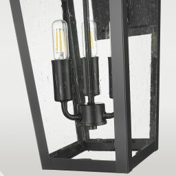 CosmoLight Zurich kinkiet zewnętrzny 3x40W czarny mat W03616BK