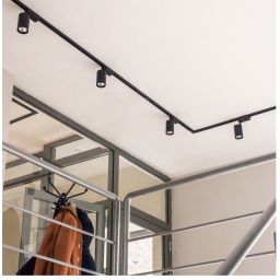 DPM lampa do szynoprzewodów 1x10 W czarny STR-10W-B