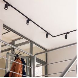 DPM lampa do szynoprzewodów 1x20 W czarny STR-20W-B