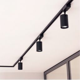 DPM zestaw szynoprzewód z reflektorami 4x15 W czarny STR-4X15W-B