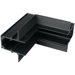 DPM M-Line łącznik kątowy do szyny magnetycznej wewnętrzny podtynkowy czarny MTL-R-IL-B