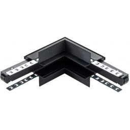 DPM M-Line łącznik kątowy do szyny magnetycznej wewnętrzny podtynkowy czarny MTL-R-IL-B