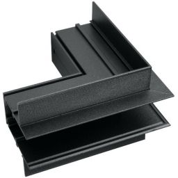 DPM M-Line łącznik kątowy do szyny magnetycznej zewnętrzny podtynkowy czarny MTL-R-OL-B