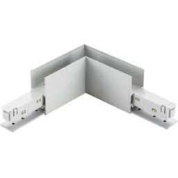 DPM M-Line łącznik kątowy do szyny magnetycznej poziomy natynkowy biały MTL-S-HL-W