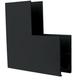 DPM M-Line Łącznik kątowy do szyny magnetycznej pionowy natynkowy czarny MTL-S-VL-B