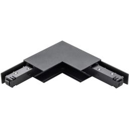 DPM M-Line Łącznik kątowy do szyny magnetycznej pionowy natynkowy czarny MTL-S-VL-B