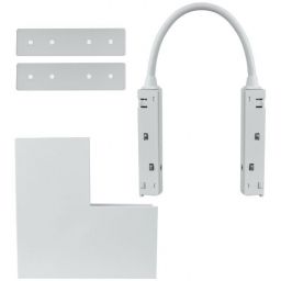 DPM M-Line Łącznik kątowy do szyny magnetycznej pionowy natynkowy biały MTL-S-VL-W