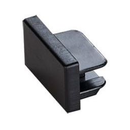 DPM X-Line złączki końcowe do szyny natynkowej czarne STEB