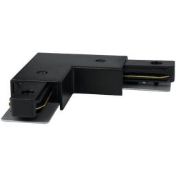 DPM X-Line złączka typu L do szyny natynkowej zasilająca czarna STLPB